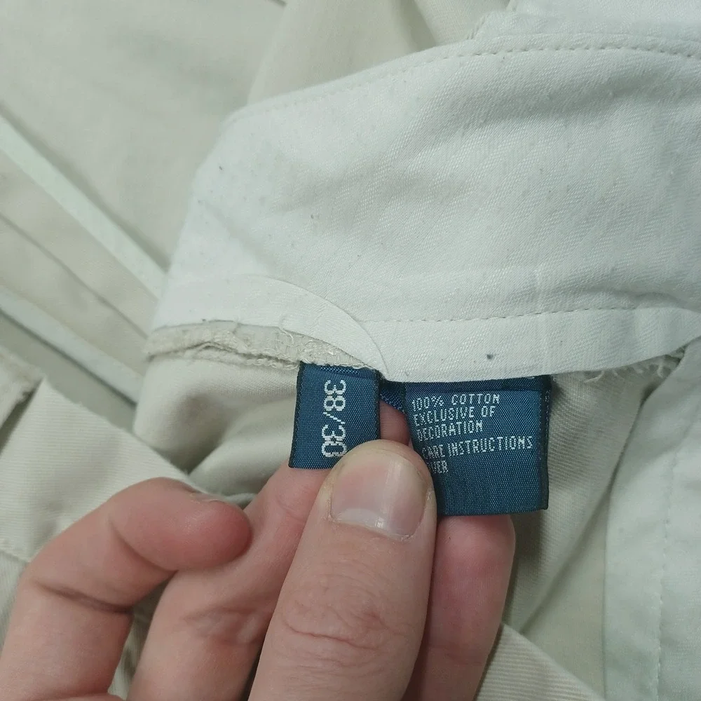 Polo Ralph Lauren Pants Mens 38x30‎ Beige Straight Relaxed Fit Chino Preppy